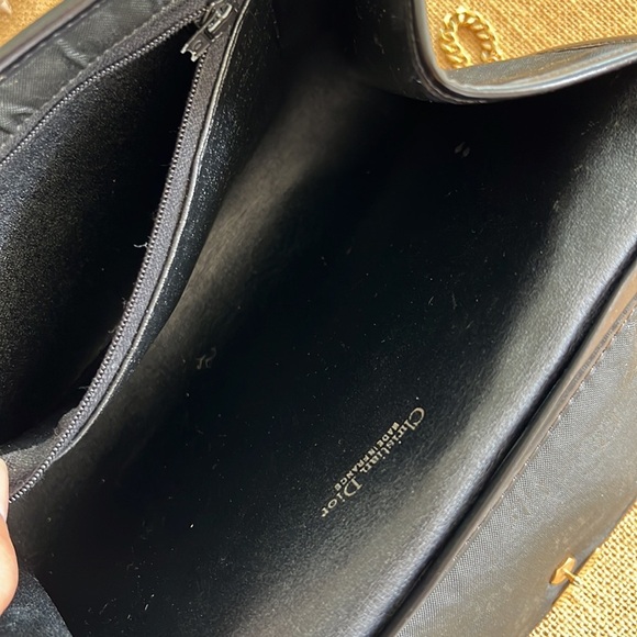 Christian Dior vintage purse / shoulder bag CD black - Picture 7 of 8